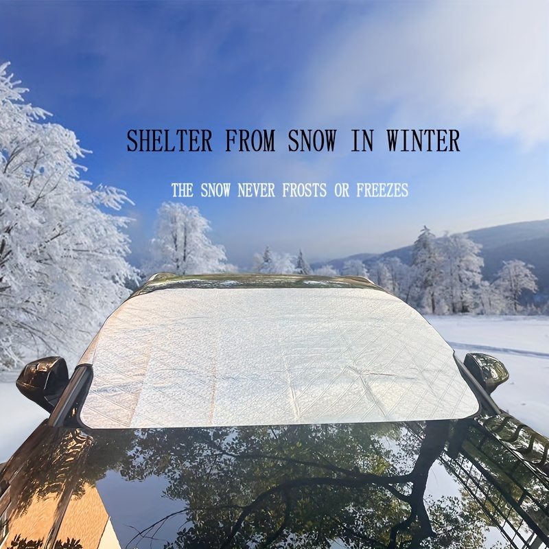 1 Stück Winter-Auto-Schneedecke, Faltbare Auto-Windschutzscheibenabdeckung,  Sonnenschutz/Schneedecke - Temu Austria