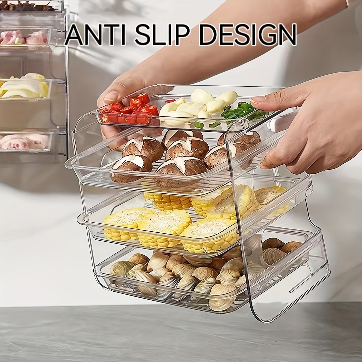 Countertop Food Vegetable Dish 3 Layer Food Plate Stackable Hot Pot Food  Prep Tray Rack Kitchen Restaurant Multilayer Food Plates For Dinner Hot Pot  Food Dish - Temu Germany