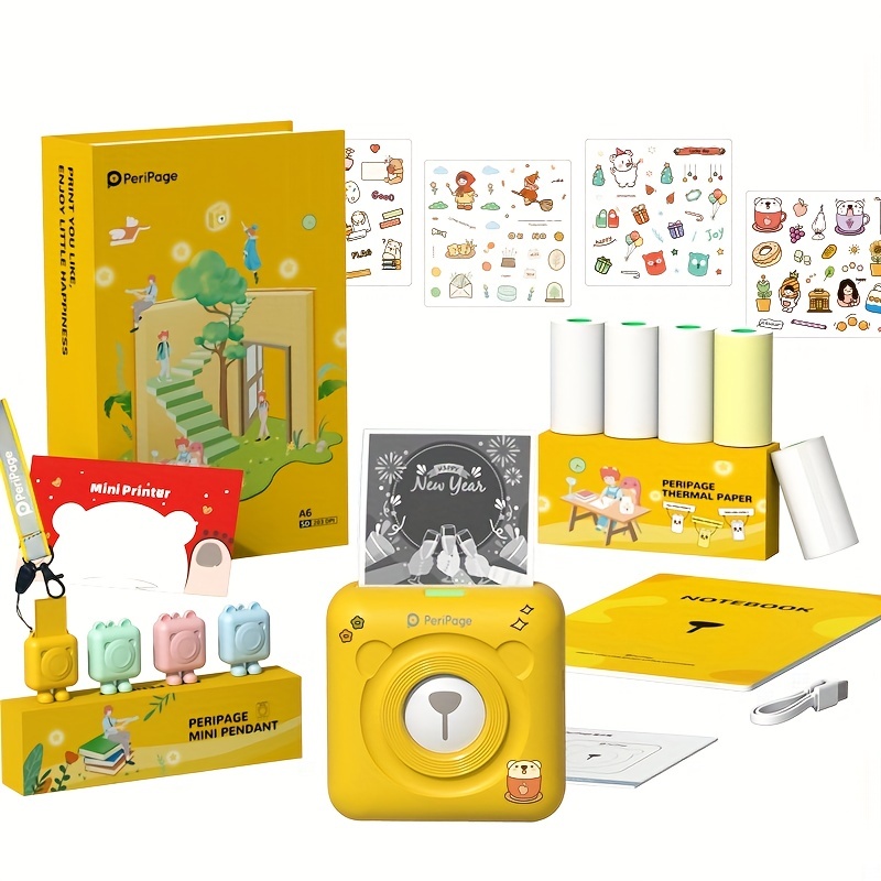 Peripage A6 Gift Box Mini Portable Wireless Label - Temu