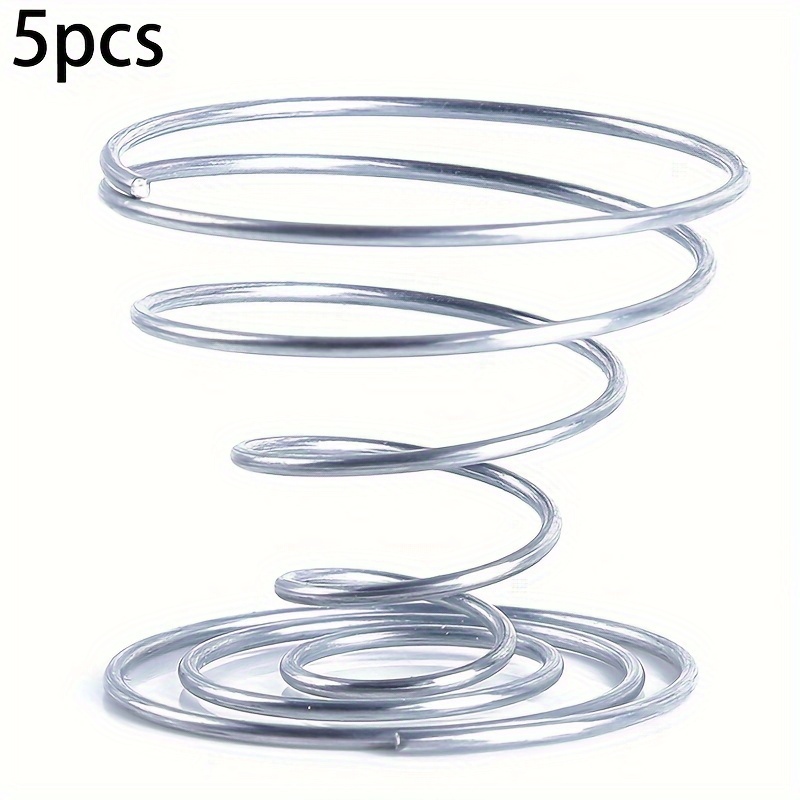 5Pcs Mini Metal Egg Cup Spiral Spring Wire Egg Tray Egg Cup Boiled