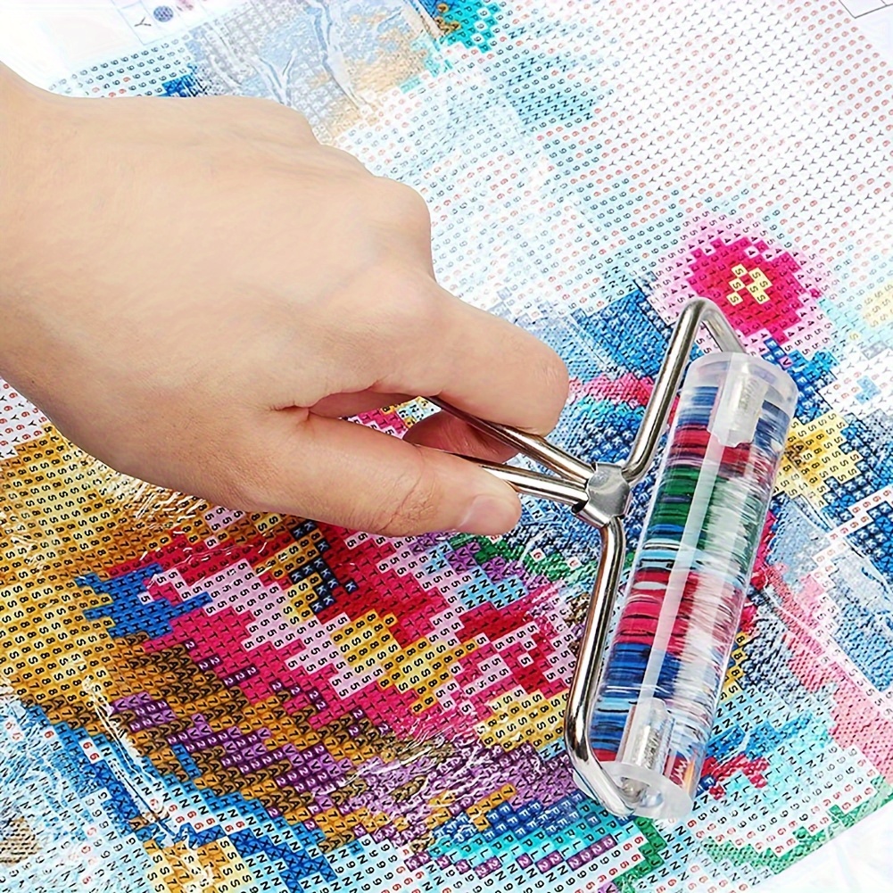 5D Diamonds Painting Roller Plastic Paint Rollers Sticking Tightly Cross  Stitch Tool Handcrafts DIY Diamonds Painting