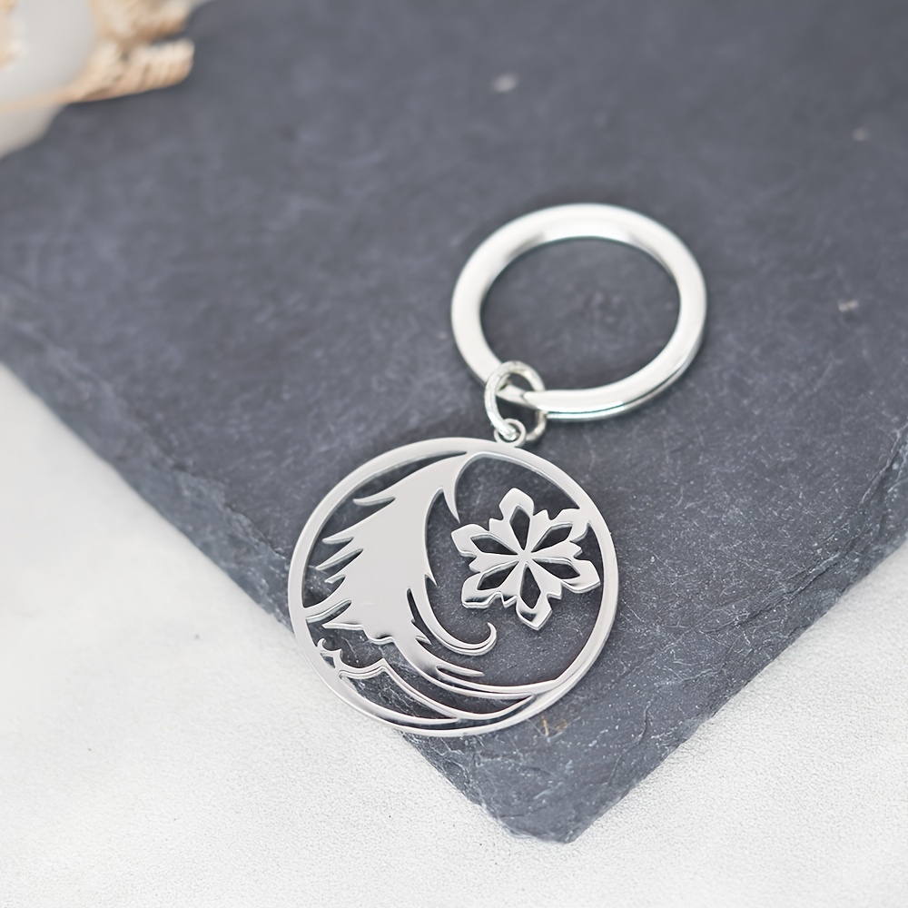 Snowflake keyring hot sale