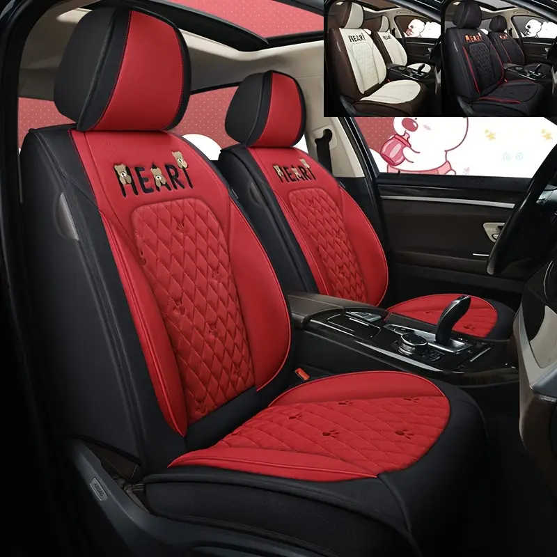 Luxus Autositzbezüge Für 5 Sitze Neuer All Inclusive Stoff - Temu