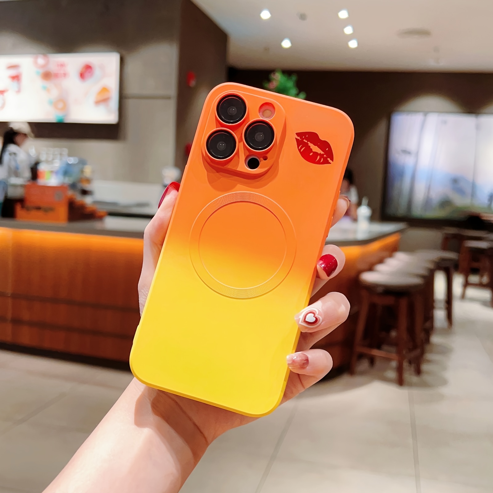 Wireless Charge Phone Case Yellow Orange Big Lips Gradient Temu wireless-charge-phone-case-yellow-orange-big-lips-gradient-temu