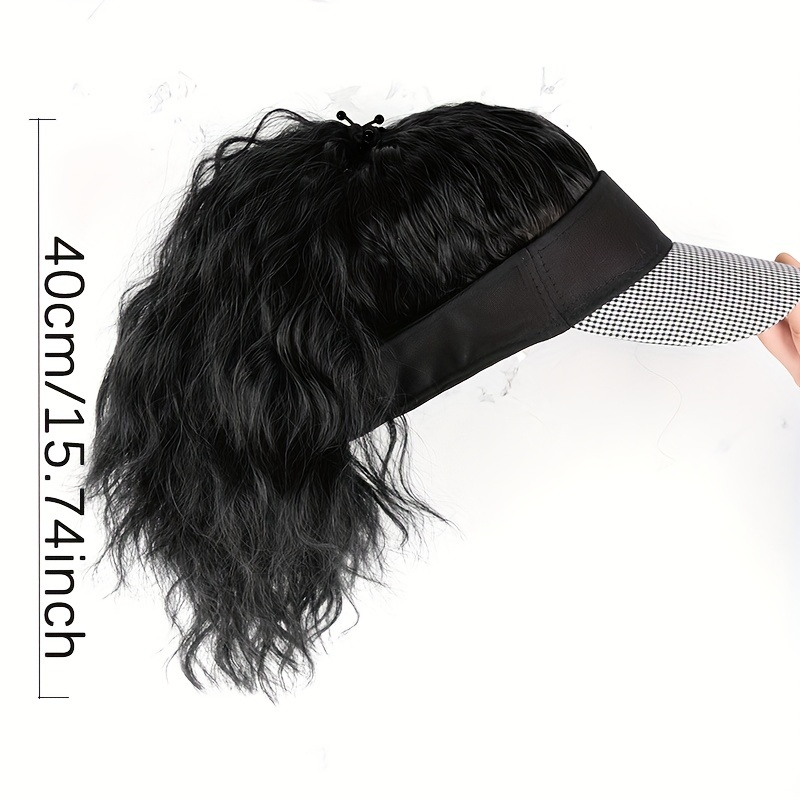 Medium Long Curly Synthetic Hair Extensions Wig