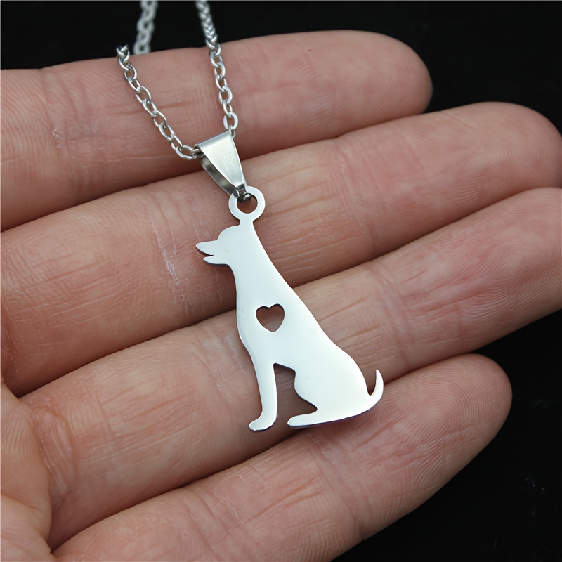 Beautiful Crystal Yorkshire Terrier Dog Necklace In Gift Bag