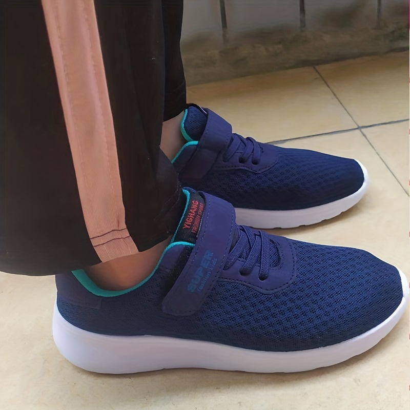 Women's Mesh Sports Shoes Breathable Hook & Loop Sneakers