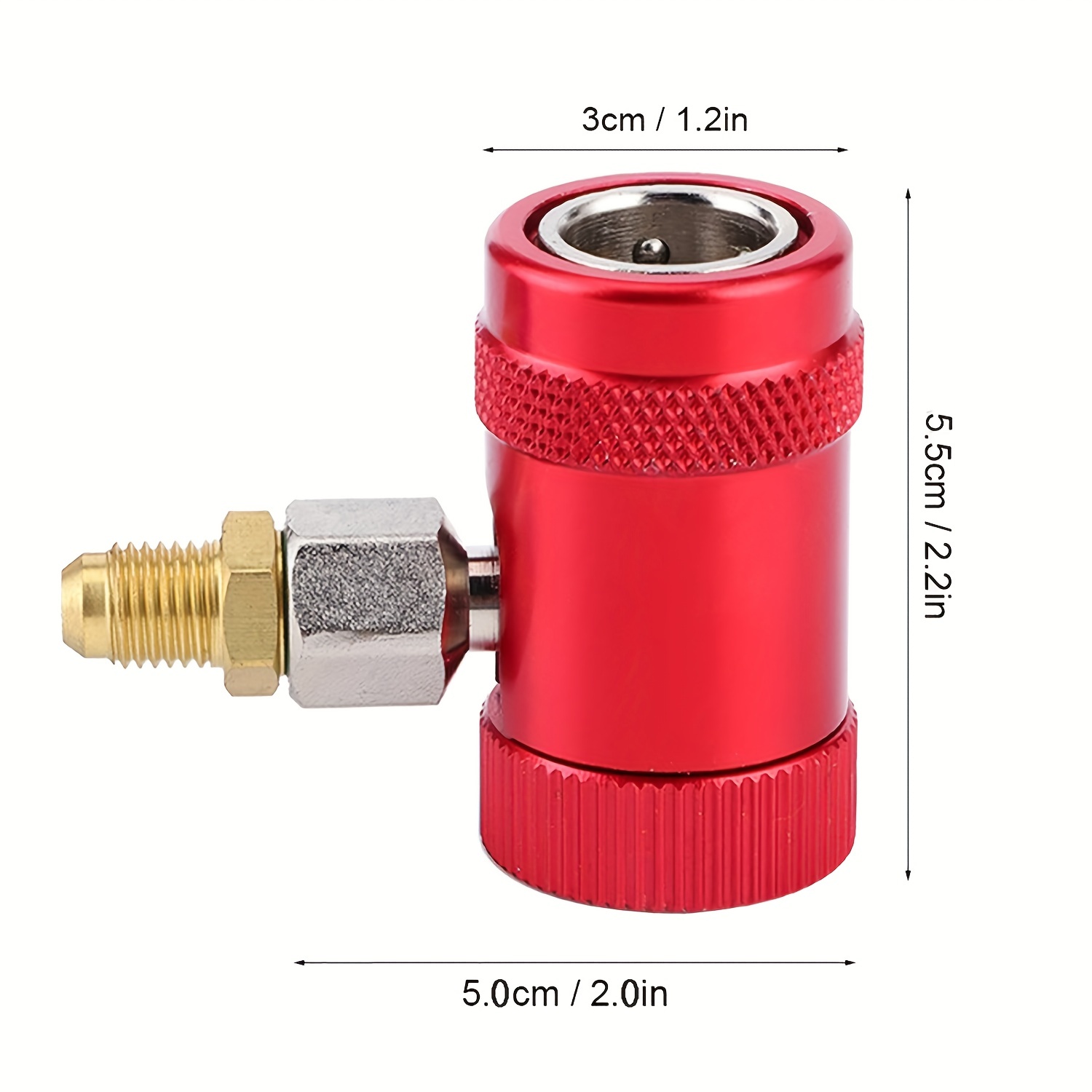 Car R1234YF To R134A Low Side Quick Coupler Detachable Air Conditioning  Adaptor