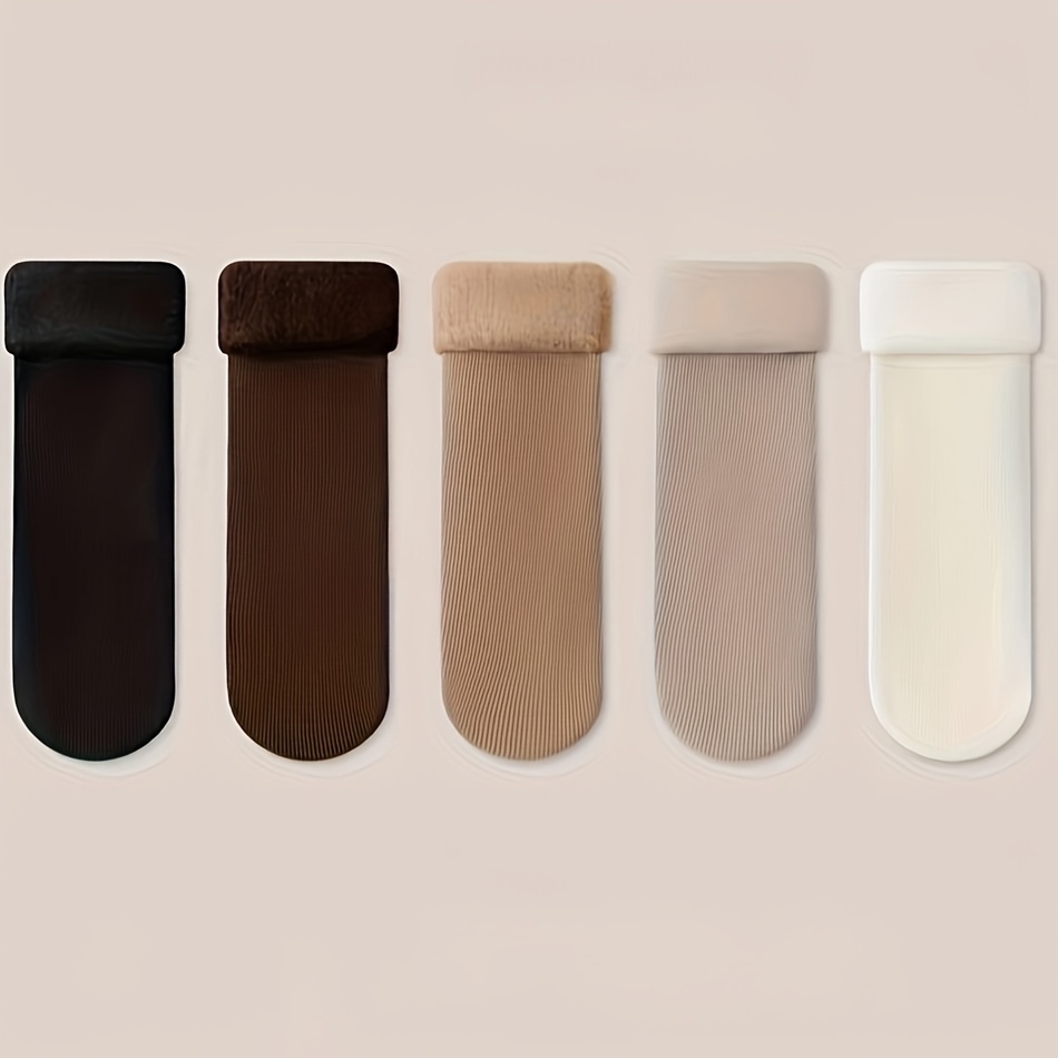 5 Paar Damen Warme Dicke Wollsocken - Süße Rentier