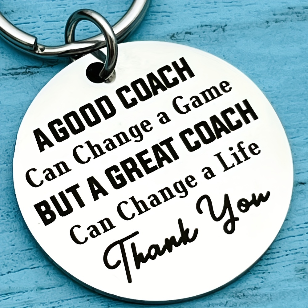  Personalized Coach Keychain Christmas Gifts for Coach A Great  Coach is Hard to Find Thank You Appreciation Key Ring Charm Tag Pendant  Gift for Great Coach Retirement : Clothing, Shoes 