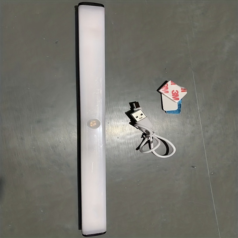 1 Pieza Luz Led Blanca Cálida Sensor Movimiento Inteligente - Temu