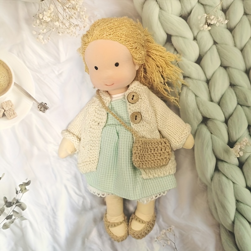  Waldorf Doll for Girl, Waldorf Toys, Handmade Baby Gift :  Handmade Products