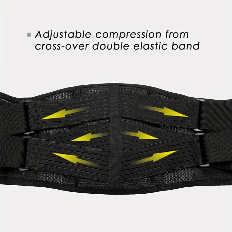 Back Support Belt Lower Back Pain Support Belt Lumbar Pad - Temu