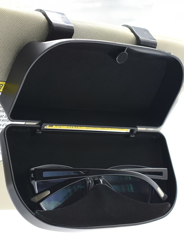 Car Visor Glasses Case Car Sunglass Holder Glasses - Temu