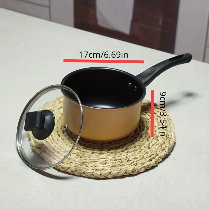Saucepan With Lid Nonstick Milk Pan for Induction and Gas Stove