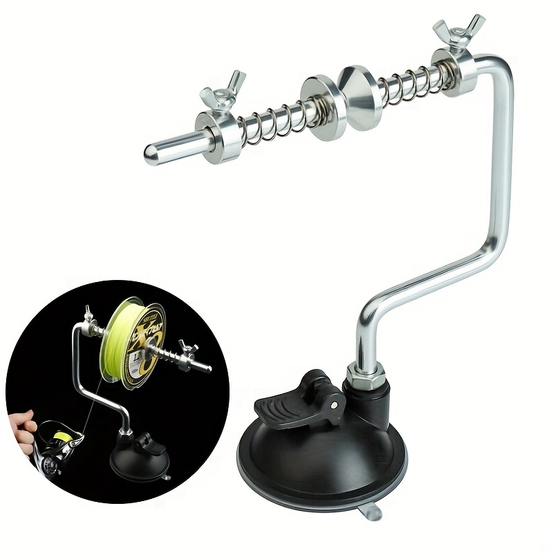 Effortlessly Spool Your Fishing Line with our Portable Vacuum Spinning  Baitcasting Reel Winder - Perfect for Any Fishing Adventure!