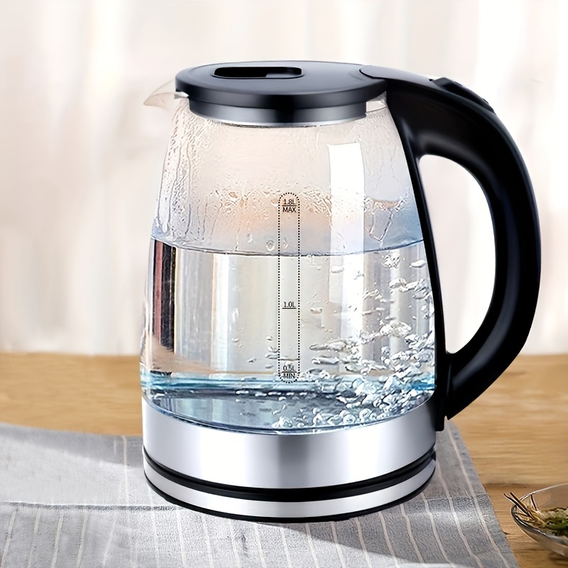 Household Electric Kettle, Fast Boiling, Large Opening Visible Kettle, With  Automatic Power Outage And Anti Dry Burning Function, High-power - Temu