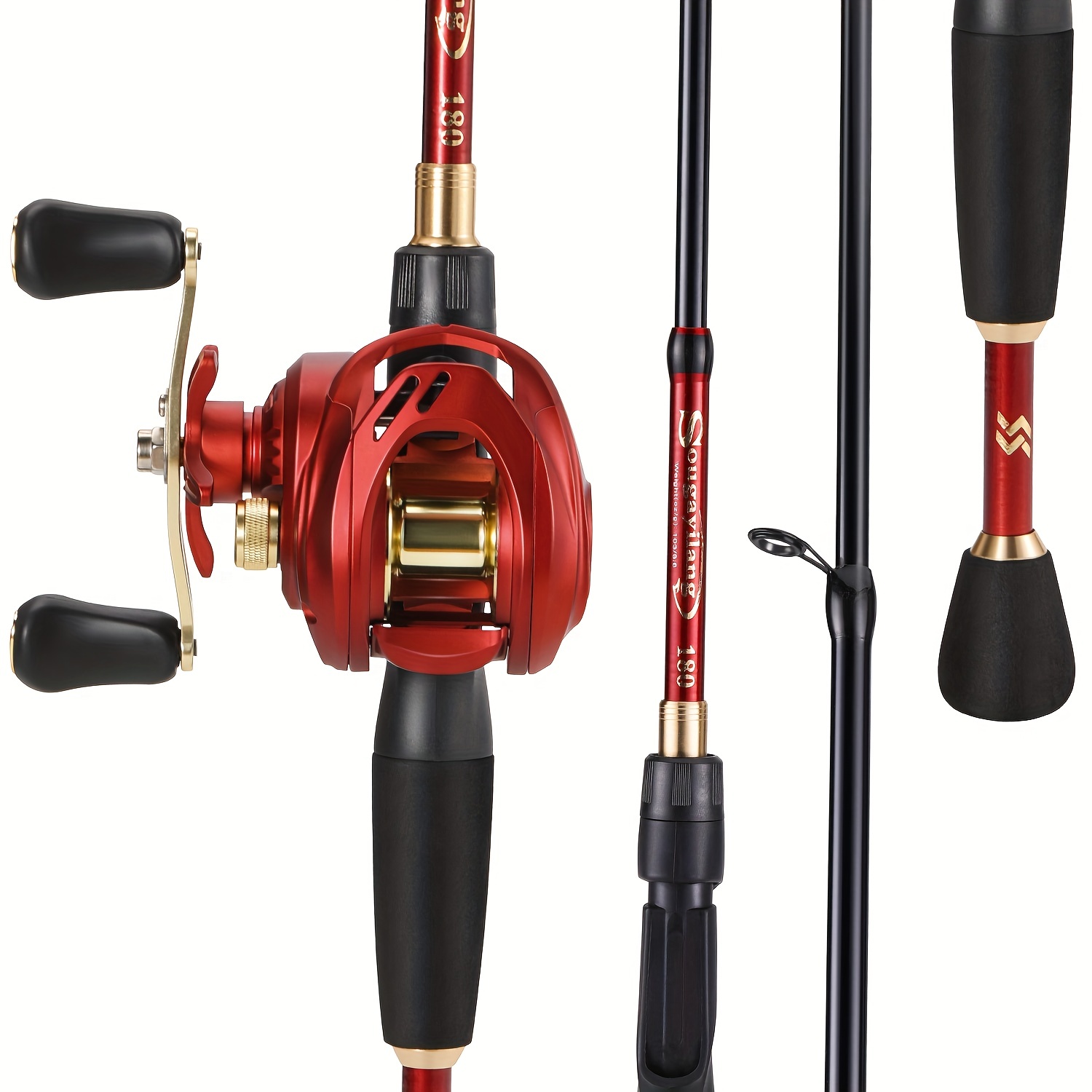 Red Crabon Boat Fishing Rod Spinning/Casting Lure Rod Jigging Rod Deep Sea  Fishing Tackle From Gym_1, $1,114.01