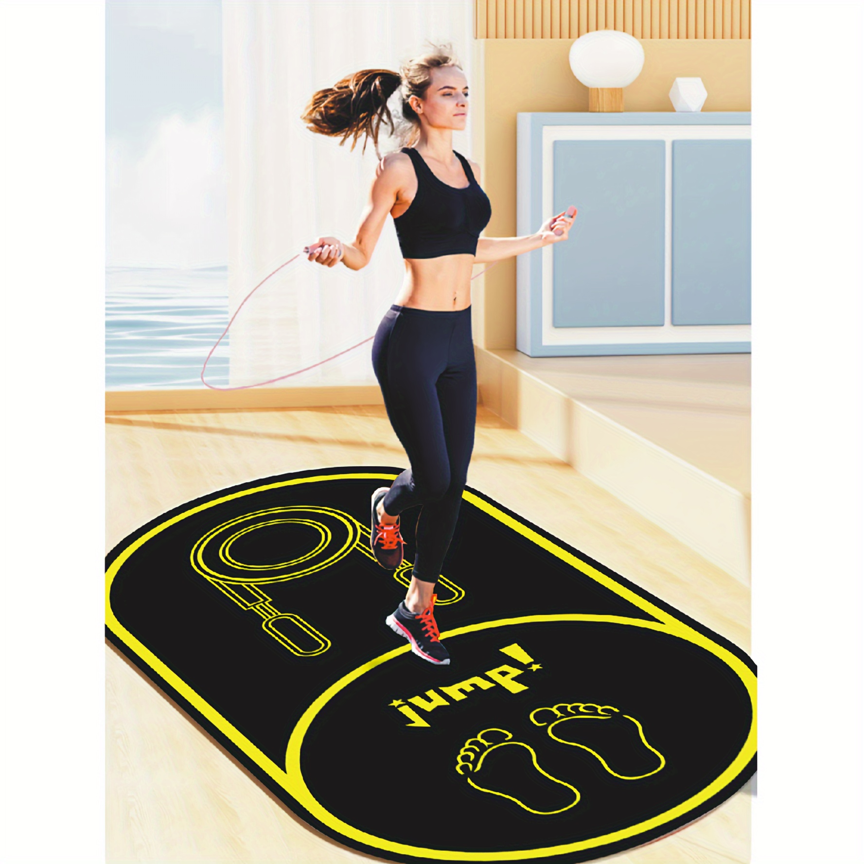 Tear Resistant Tpe Yoga Mat Non slip Double Sided Fitness - Temu Germany