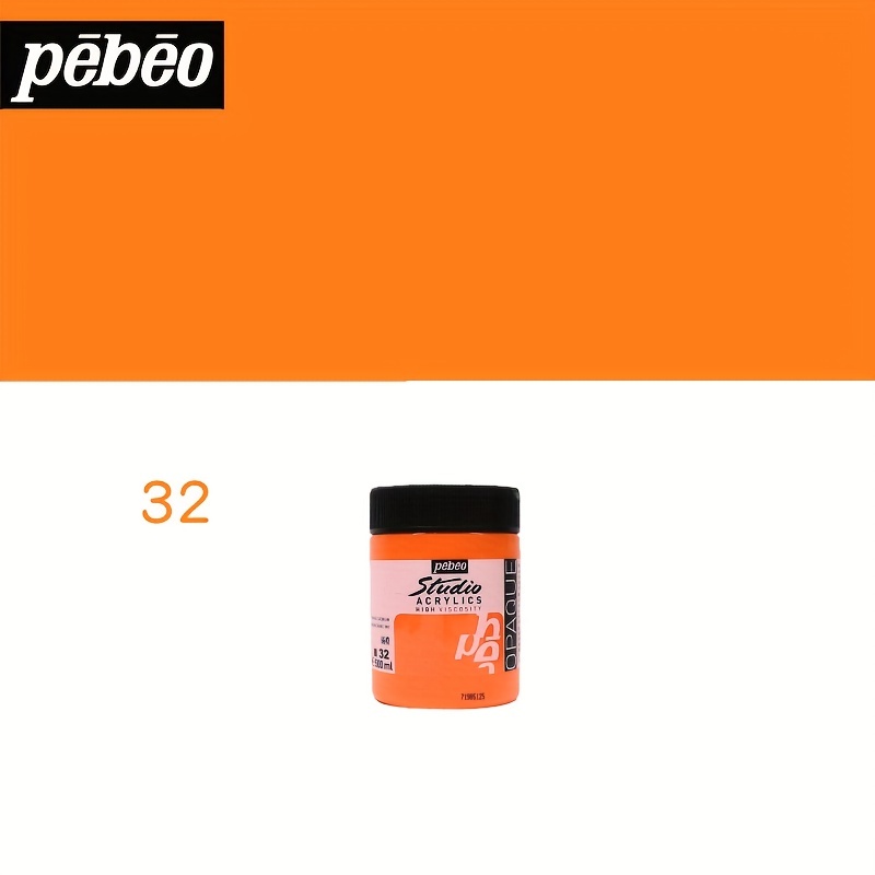 Pebeo 500 ml Studio Acrylic Paint, Titanium White