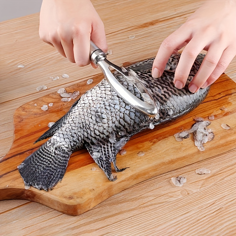 Fish Scales Remover Fast Cleaning Fish Scales Peeling Brush Scale Scraper  for
