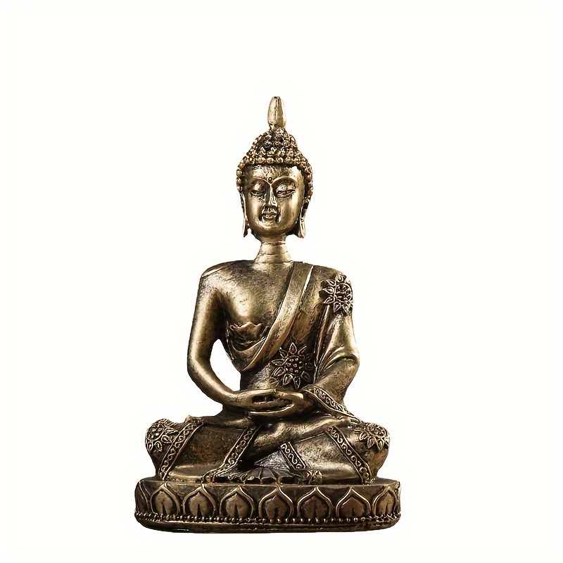 Buddha statues Thailand Buddha statue sculpture home decor office desk  ornament vintage gift figurine Hindu siting