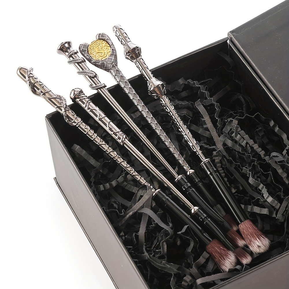 10pcs Silver Magic Eyeshadow Makeup Tools Set Gift For Girls