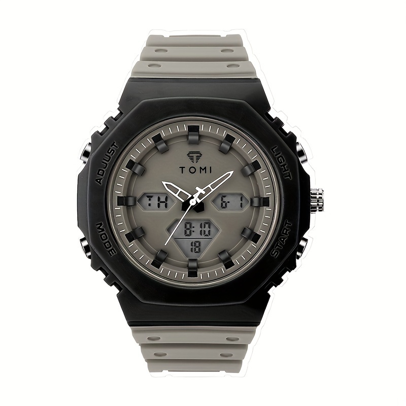 Tomi Pointer Octagonal Sports Style Boys Waterproof Watch Temu