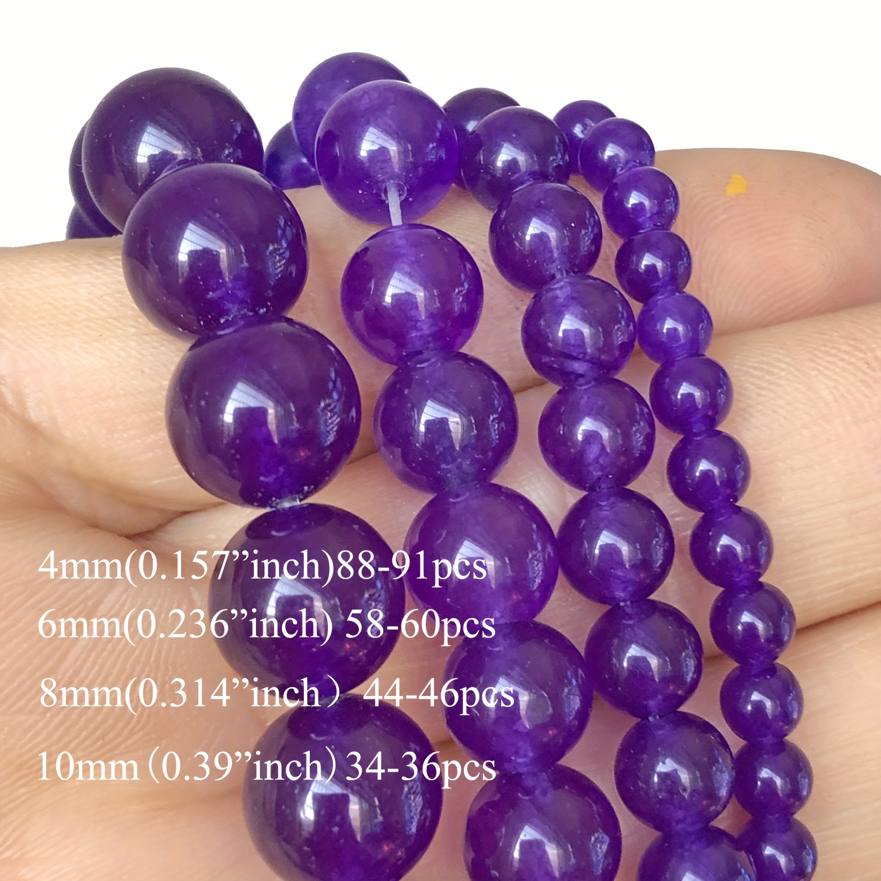 Natural Purple Sugilite Stone Beads Loose Spacer Beads For Jewelry Making  DIY Bracelet Necklace Accessories Supplies 6/8/10MM