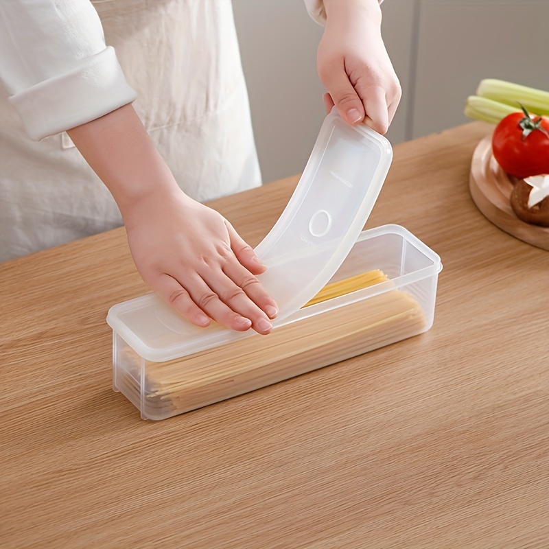 1 Contenitore Per Pasta Con Coperchio, Frutta E Verdura Per Alimenti,  Contenitori Per Alimenti Sigillati, Contenitore Per Spaghetti In Plastica