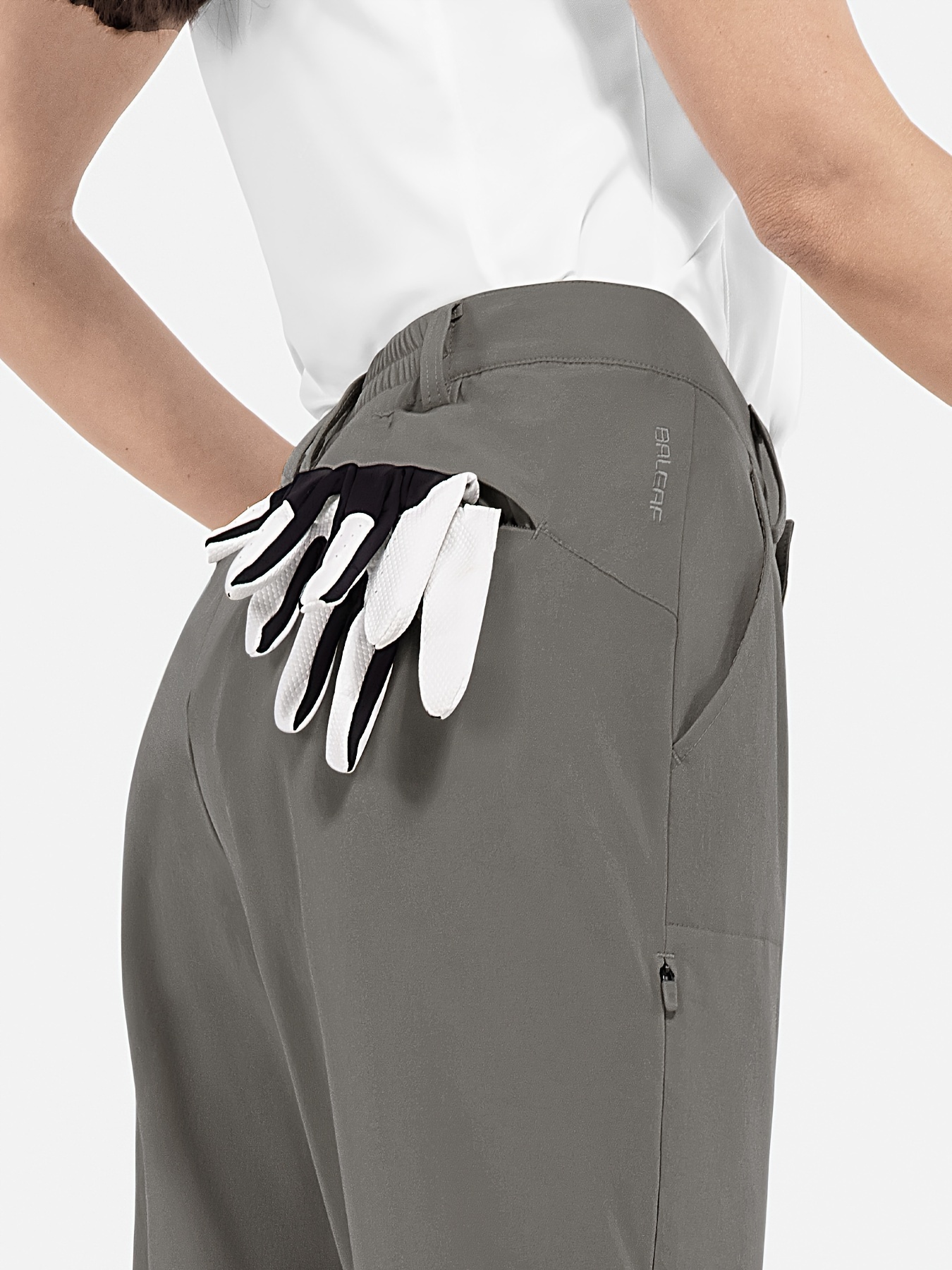 Buy BALEAF Womens Golf Pants Stretch High Waist Ankle Dress Pants