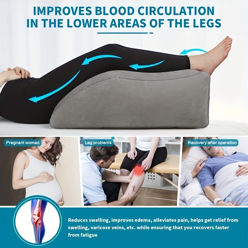 Knee Pillow Separates The Knees For Body Alignment Semicircle Round Shape  Leg Pillow Promotes Sleep, Firm/no Strap - Temu