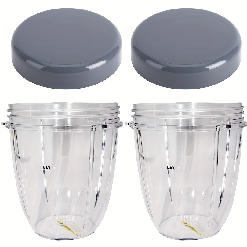 2 Pack Replacement 24Oz Cup with Spout Lid for Nutri Ninja Auto IQ Series  Blenders with BL450/BL454/BL456/BL480/BL481 - AliExpress