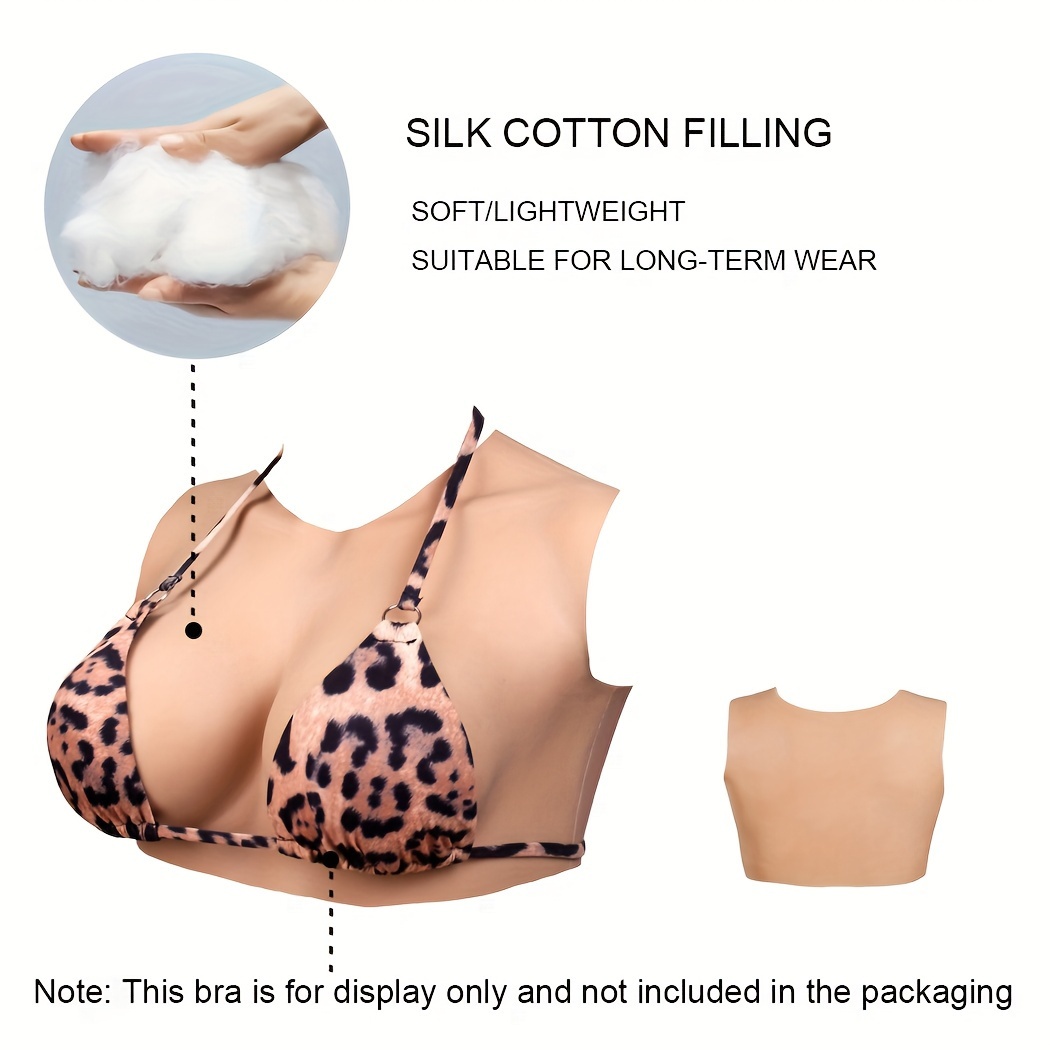 Silicone Breast Cotton Filled F Cup Realistic Breast Enhancer