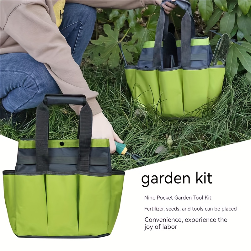 Detachable Garden Folding Stool Multifunctional Garden Tool Storage Bag  Gardening Stool( Gray Tube) | Catch.com.au