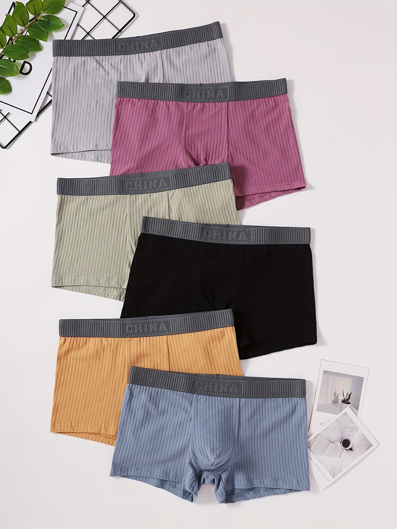 Men's Casual Striped Boxer Briefs, Breathable Soft Comfy Slightly Stretch  Boxer Trunks, Men's Trendy Underwear, Multicolor Set - Temu United Arab  Emirates