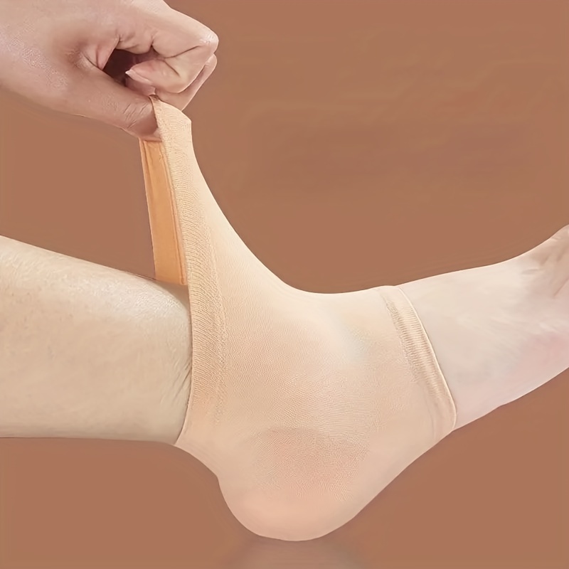 Moisturizing Heel Socks Silicone Softening Covers For Dry Feet