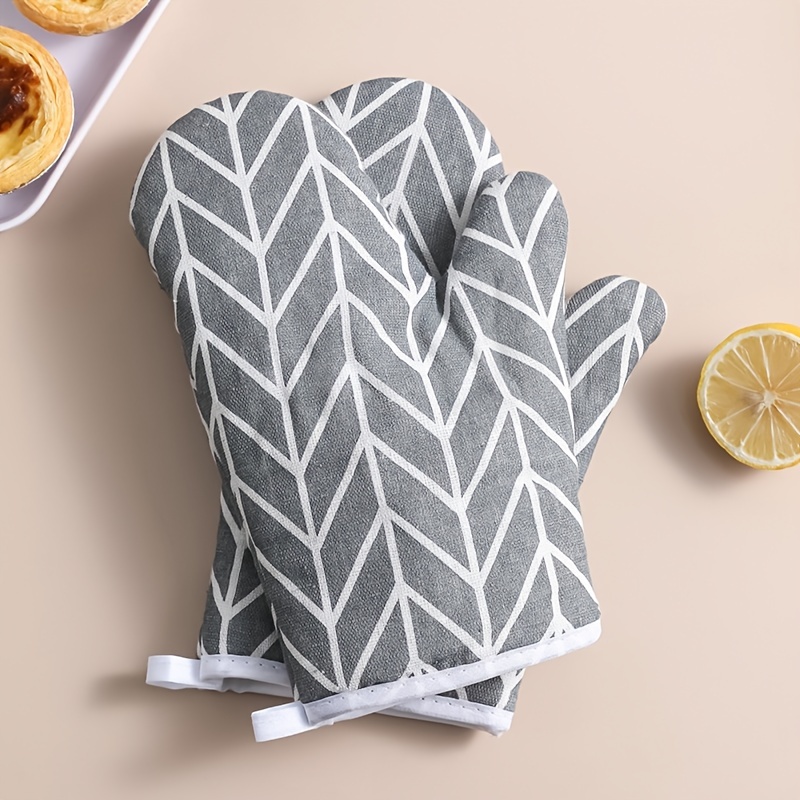 Oven Mitts Short Heat Resistant Mitts Checkered Duckbill - Temu