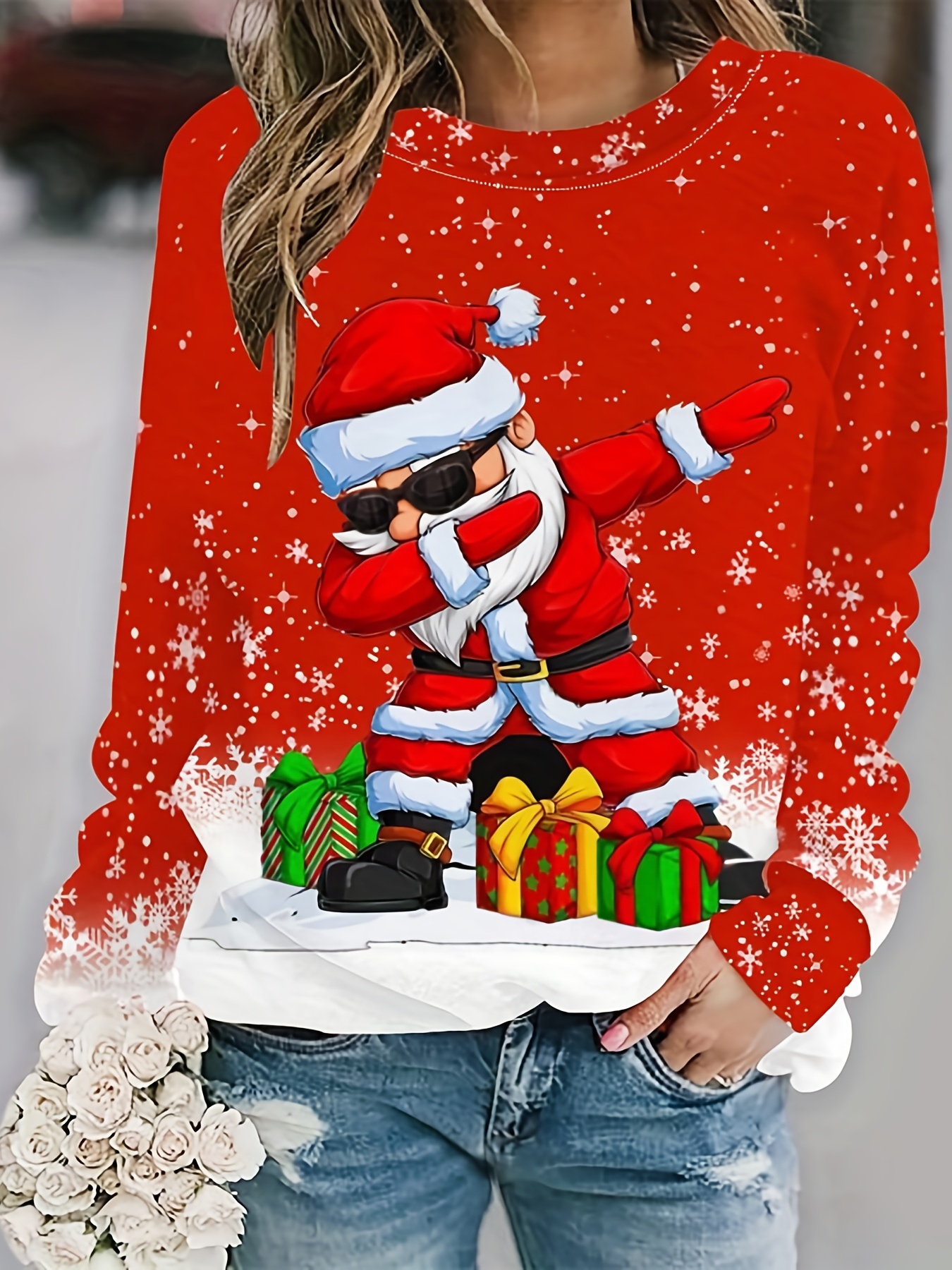 T shirt noel Merry christmas - Pour Femme