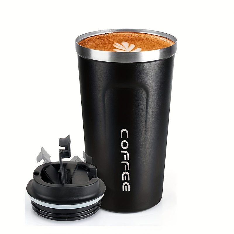 Watersy Vacuum Cup Wiuth Lid 304 Stainless Steel Coffee Mugs - Temu