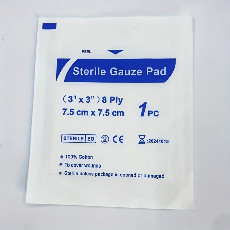 Multiple Specifications Of Sterile Gauze Pads With - Temu