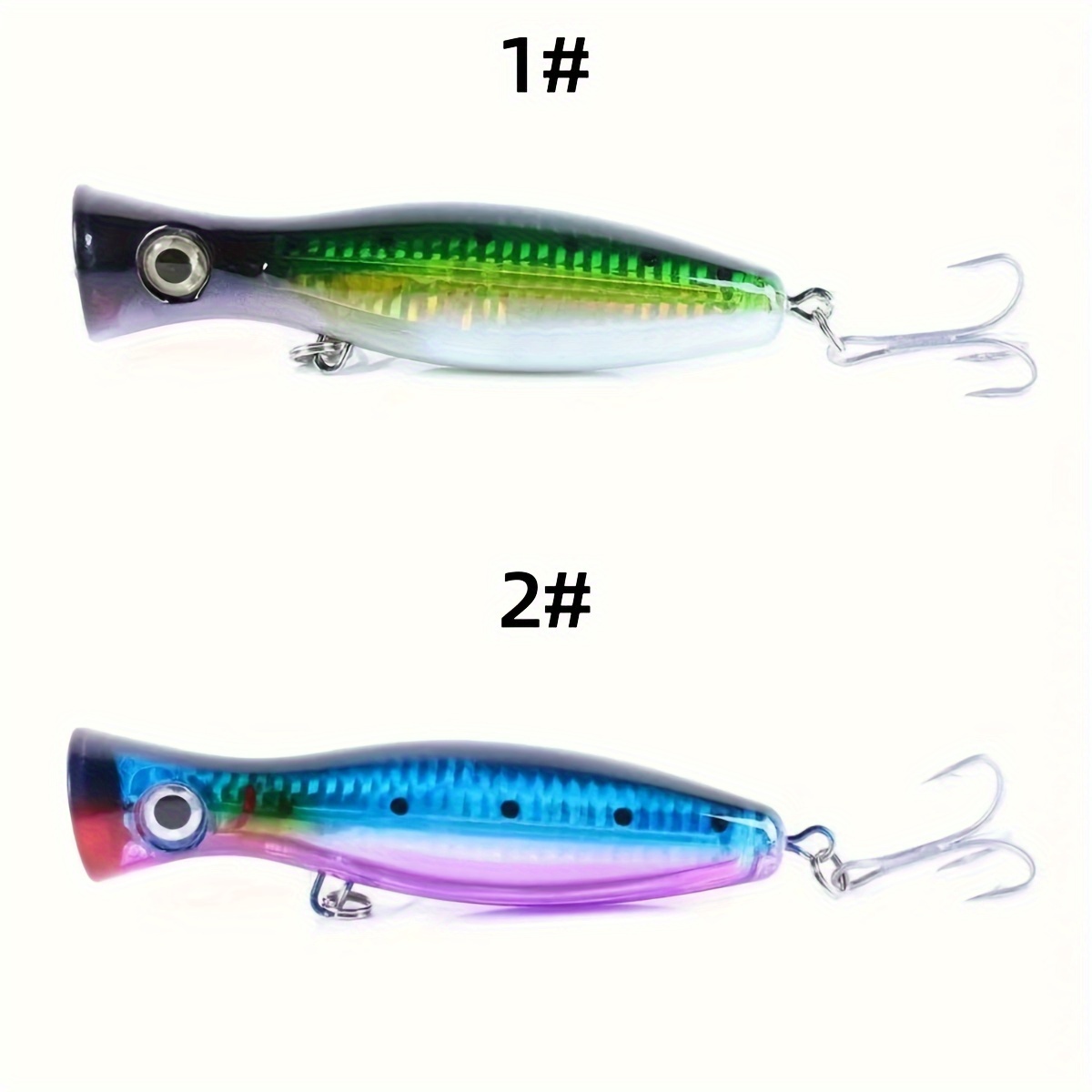 Popper Lures, Strong Bait Power 12cm Lifelike Lures, Easy To Carry Sturdy  And Durable Convenient To Use For Fisherman Fishing Accessory Tackle 