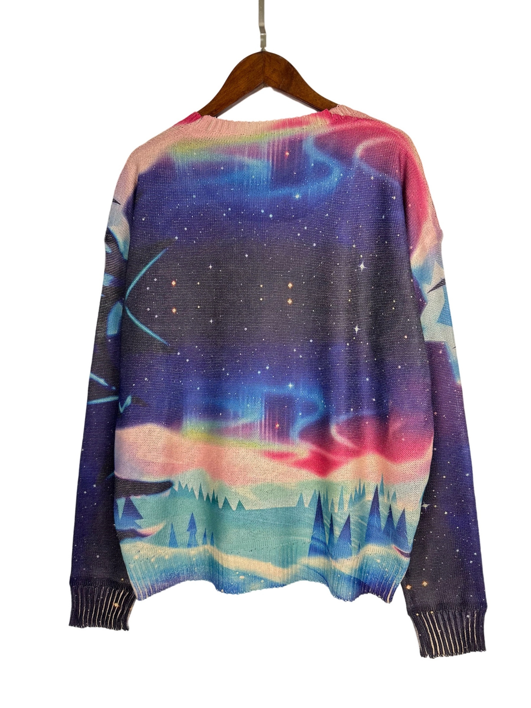 Galaxy sales print sweater