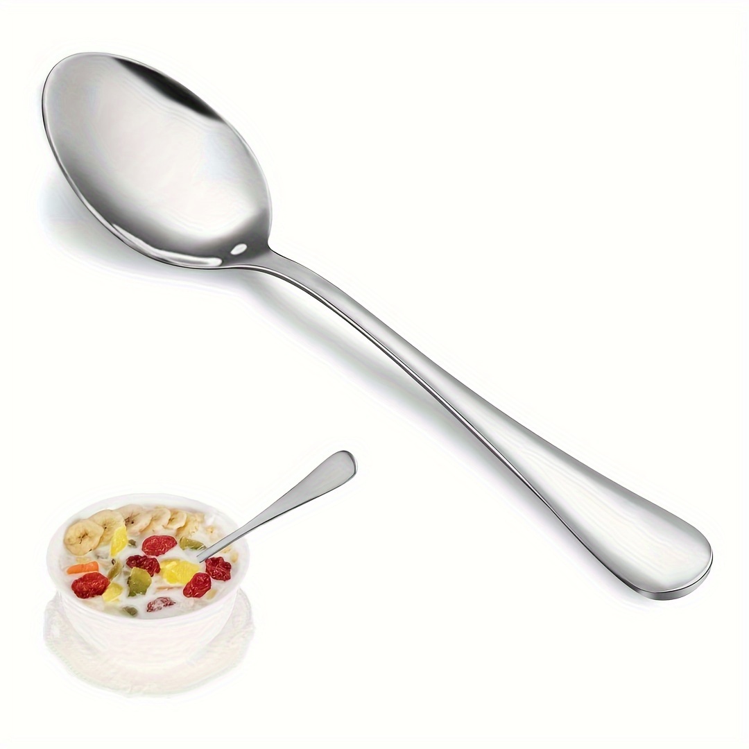 Silicone Dinner Dessert Spoon Serving Eating Utensil - 7.9 x 1.8(L*W) -  On Sale - Bed Bath & Beyond - 32151802