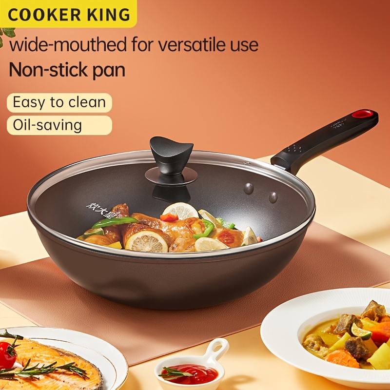 Woks Stir fry Pans Griddle Chef's Pans Non stick Cast Iron - Temu