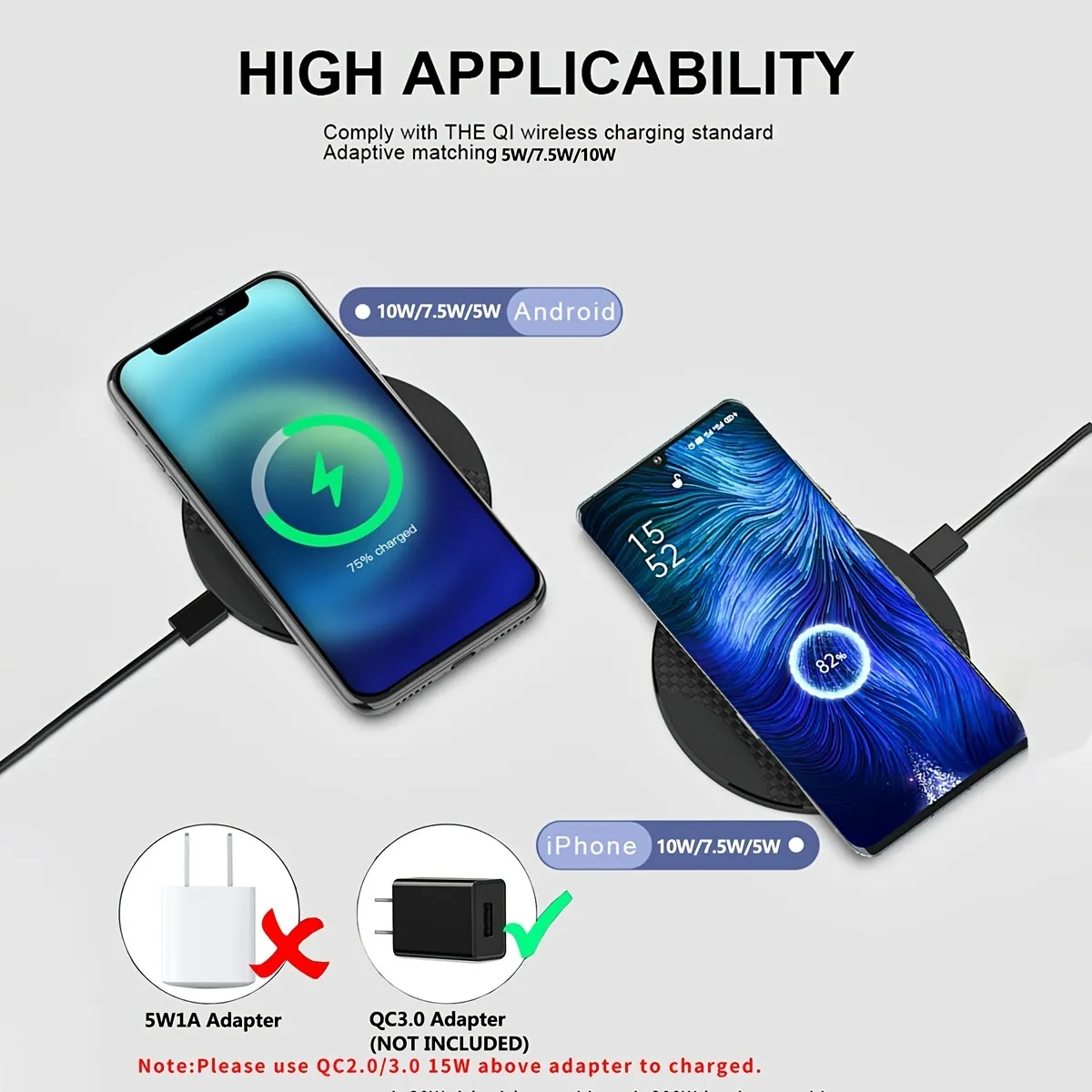10w Desktop Wireless Charging Ultra Thin Charging Multifunctional Mobile  Phone Wireless Charging Applicable To Huawei Samsung Apple Airpods And  Other Wireless Charging - Cell Phones  Accessories - Temu New Zealand