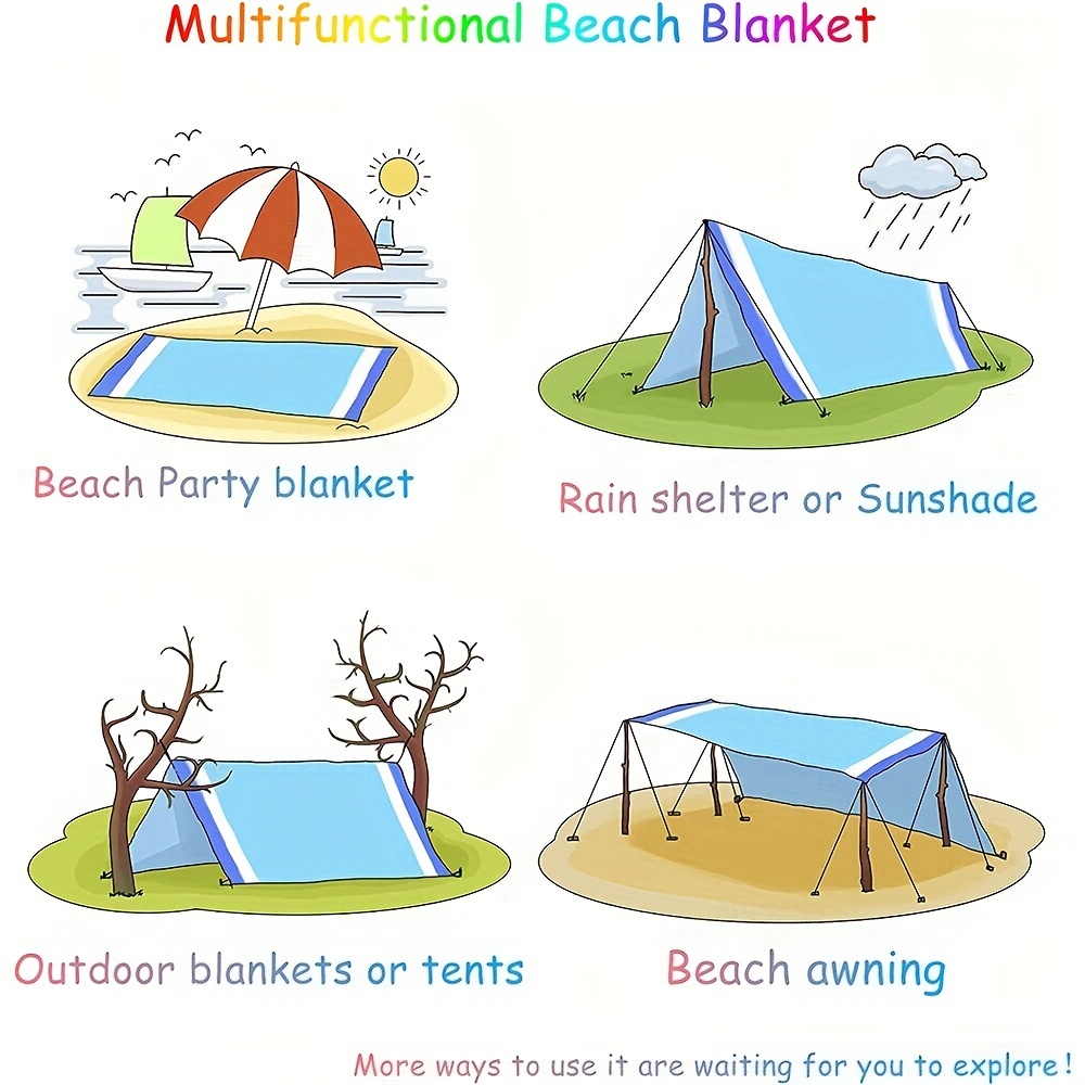  Niaocpwy Manta de picnic pequeña con cara de zorro de animal  para niños, tapete de playa a prueba de arena de 57 x 59 pulgadas y manta  de picnic impermeable al