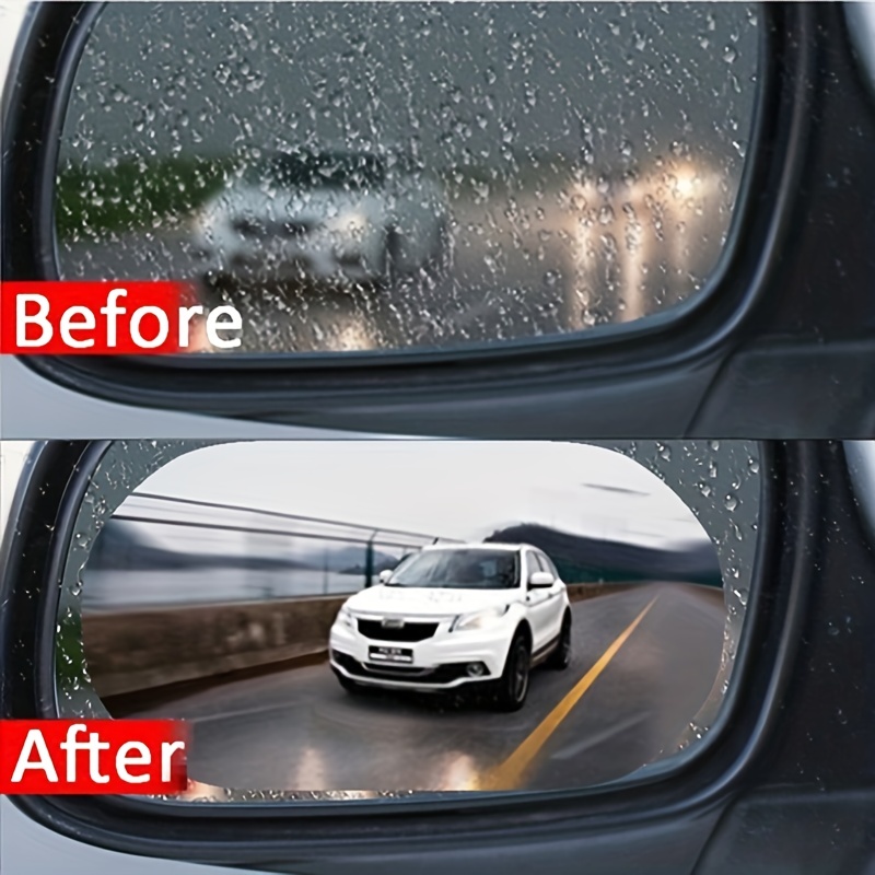 Car Rearview Mirror Rainproof Film Nano Mirror Anti Fog Film - Temu