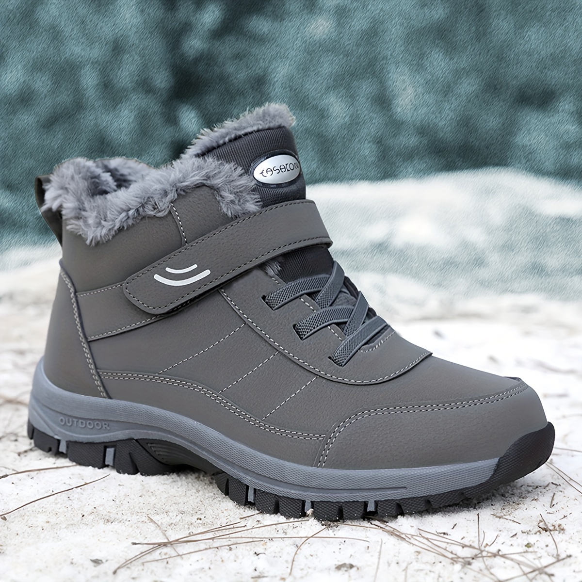 T - Botas de piel impermeables para hombre