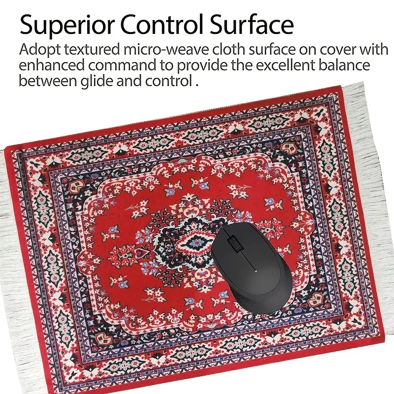 Persian Mini Woven Rug Mat Mousepad Retro Style Carpet Temu